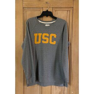 LEAGUE Mens USC University of Southern California Sweatshirt Large Gray SP EXC